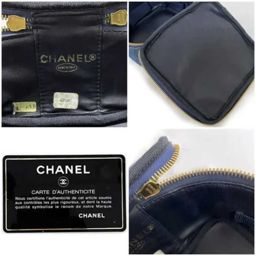 Chanel Vintage Pre-owned Denim handbags Blue Dames