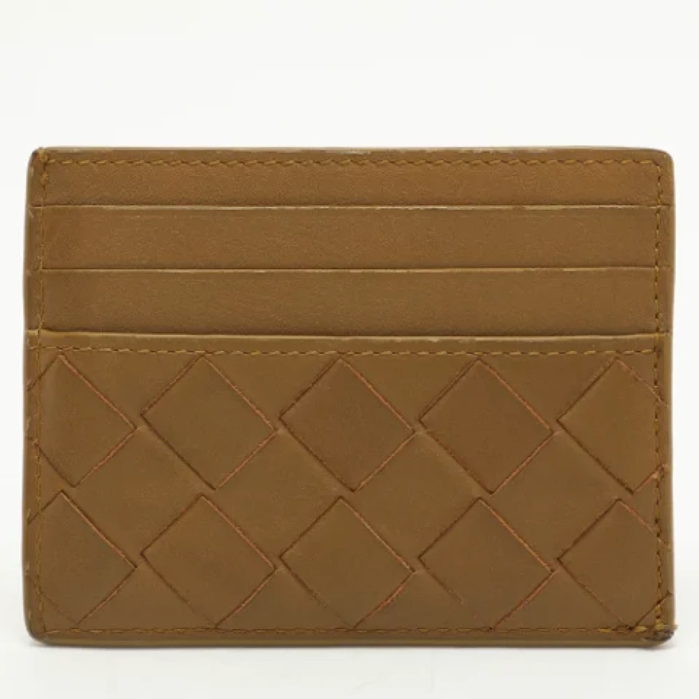Bottega Veneta Vintage Pre-owned Leather wallets Brown Heren
