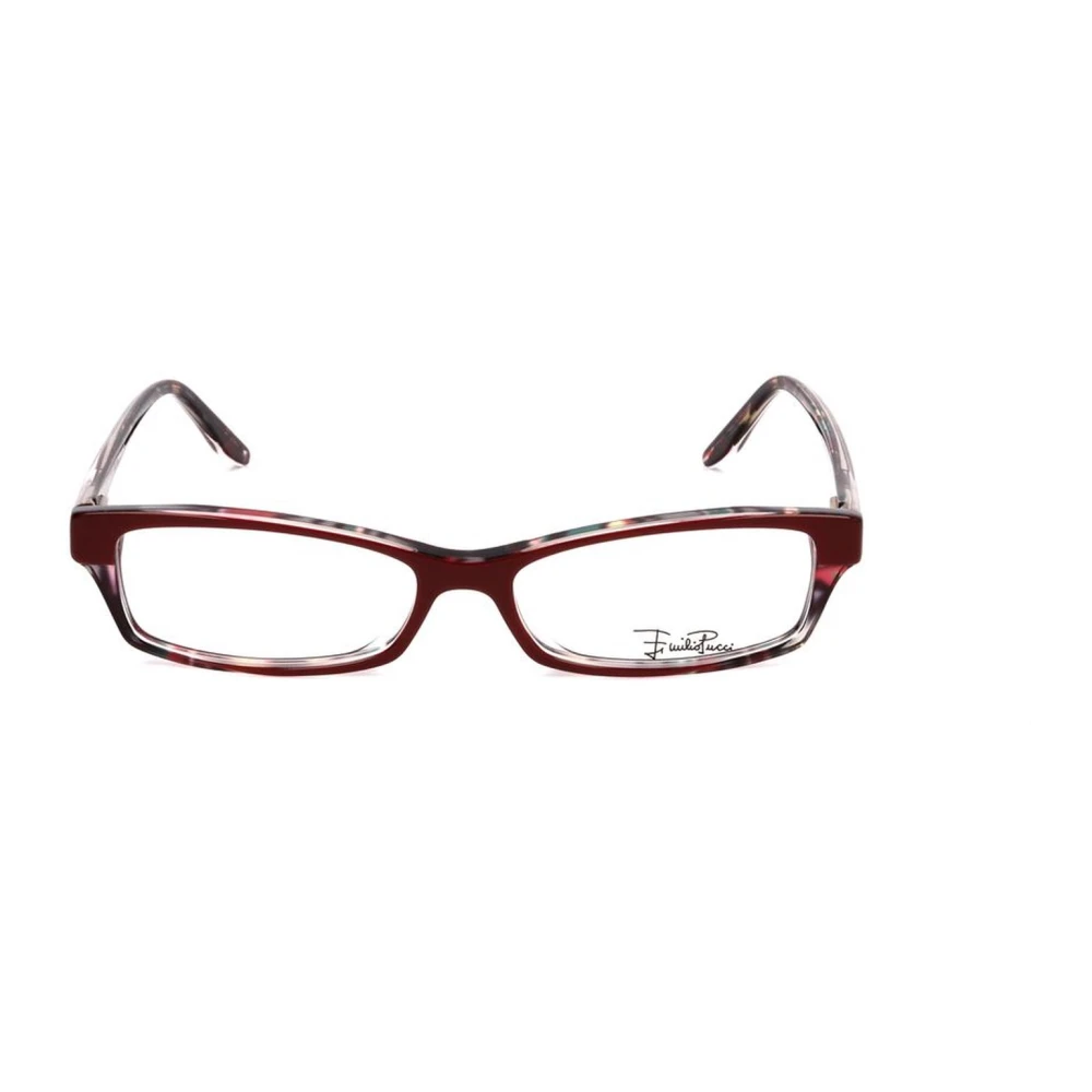 EMILIO PUCCI Rode Plastic Dameshorloge Frame Red Dames