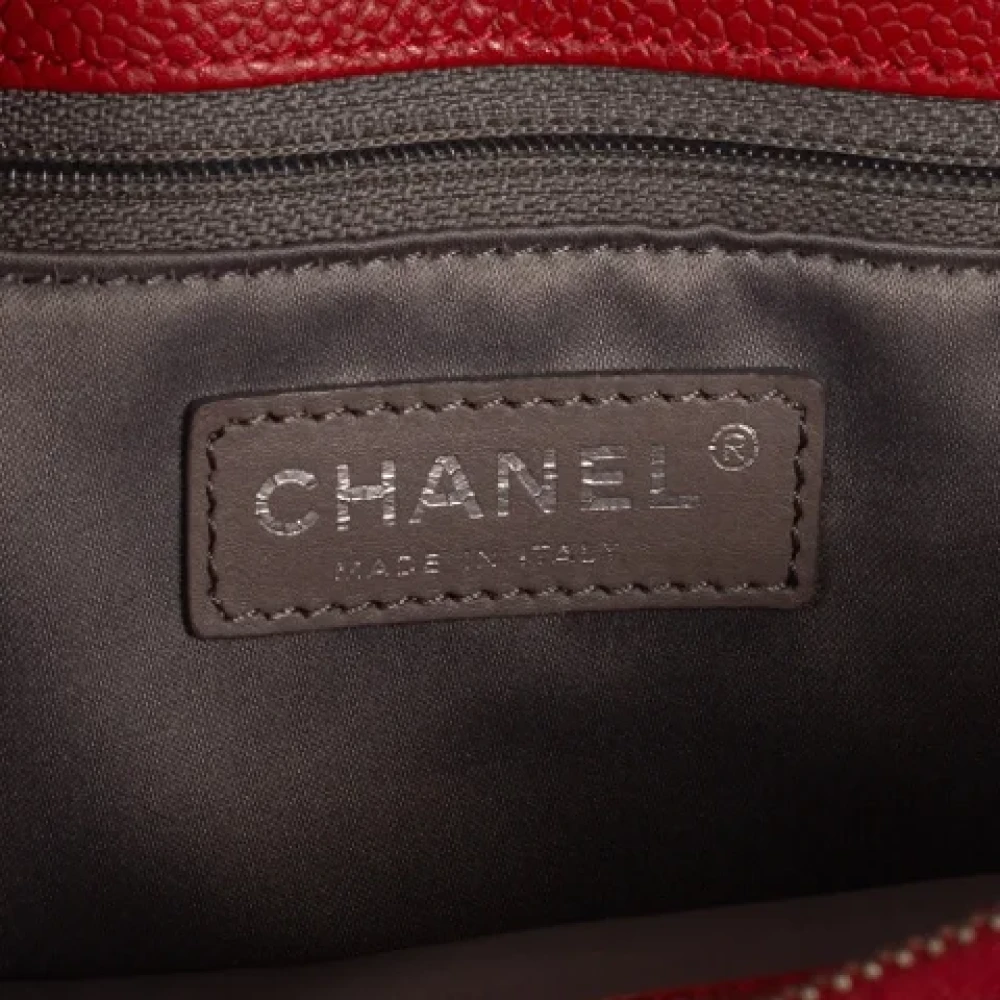 Chanel Vintage Pre-owned Leather chanel-bags Red Dames