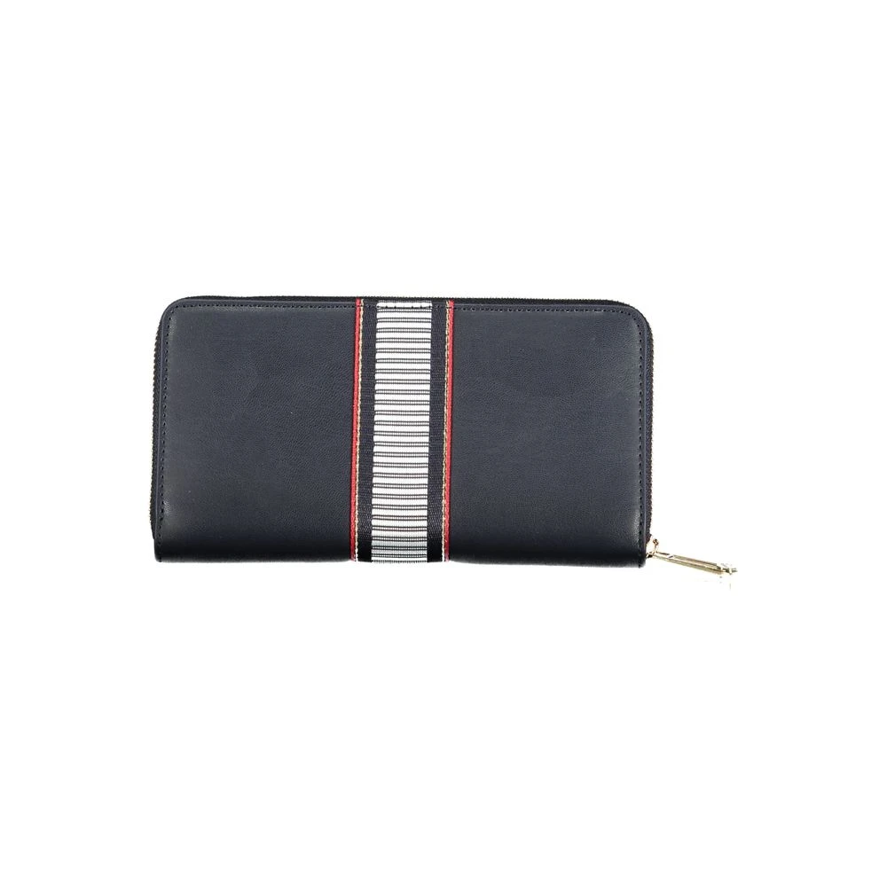 Tommy Hilfiger Blauwe Portemonnee van Polyethyleen met Meerdere Compartimenten Blue Dames