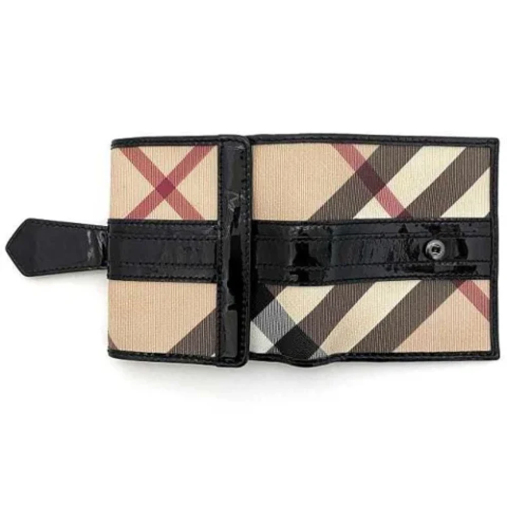 Burberry Vintage Pre-owned Leather wallets Beige Dames