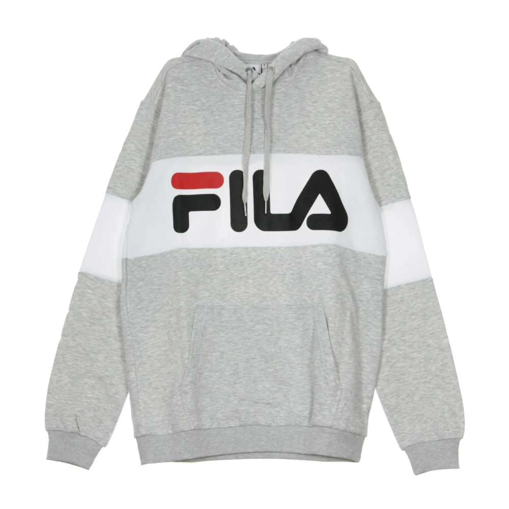 Fila Geblokkeerde Hoodie Lichtgrijs Gray Heren