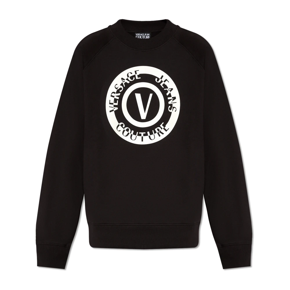 Versace Jeans Couture Oversized sweatshirt Black Heren