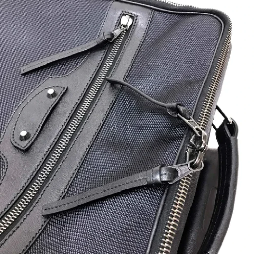 Balenciaga Vintage Pre-owned Fabric shoulder-bags Black Dames