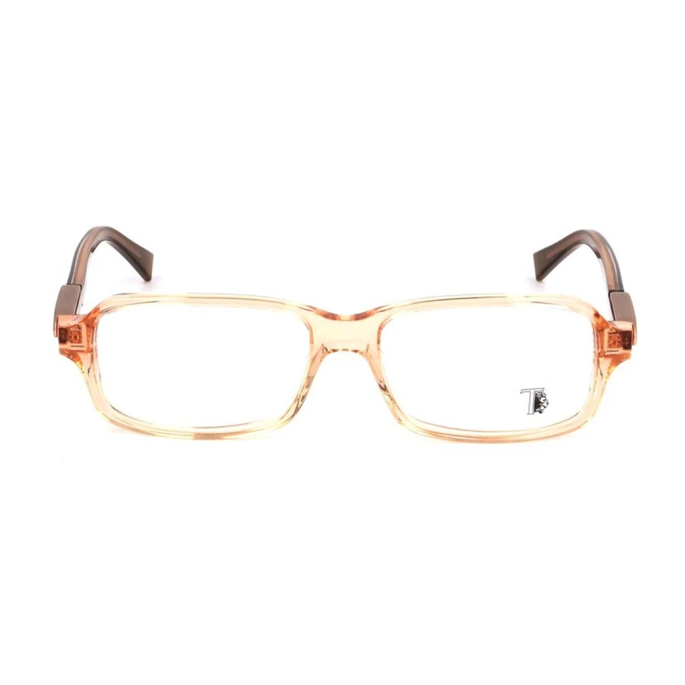 TOD'S Oranje Acetaat Damesmonturen met Wijzerplaat Orange Dames
