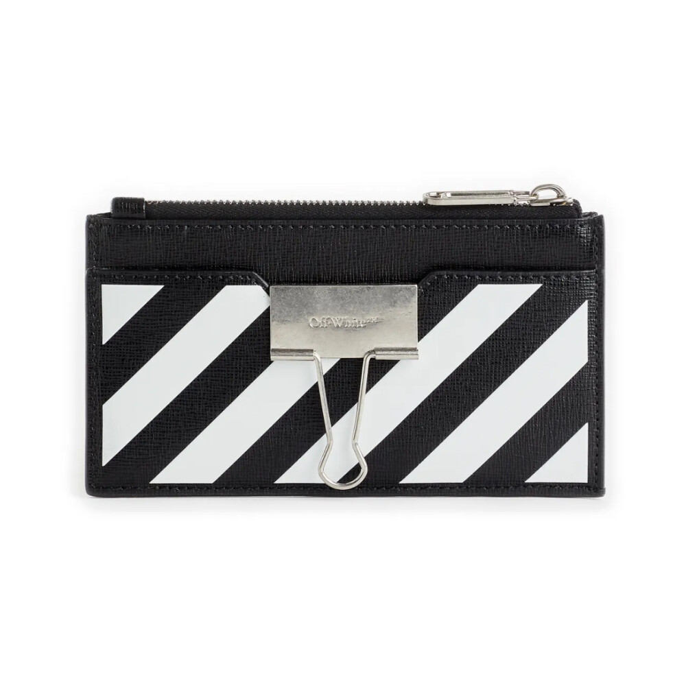 Off white diagonal hot sale binder clip bag