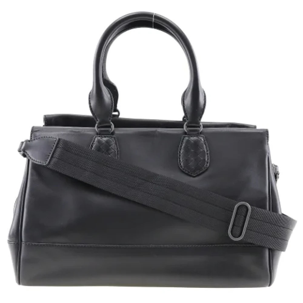 Bottega Veneta Vintage Pre-owned Leather handbags Black Dames