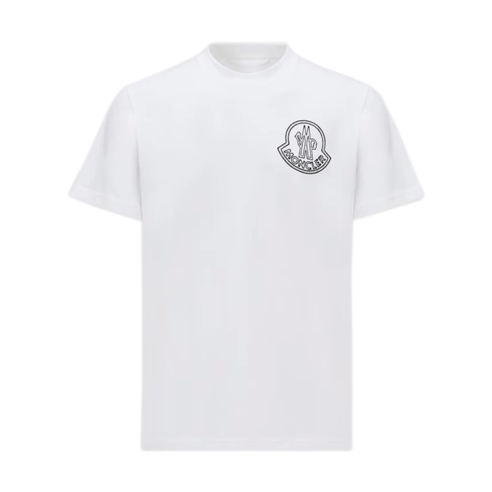 Moncler - Tops > T-Shirts - White - Moncler - Modalova