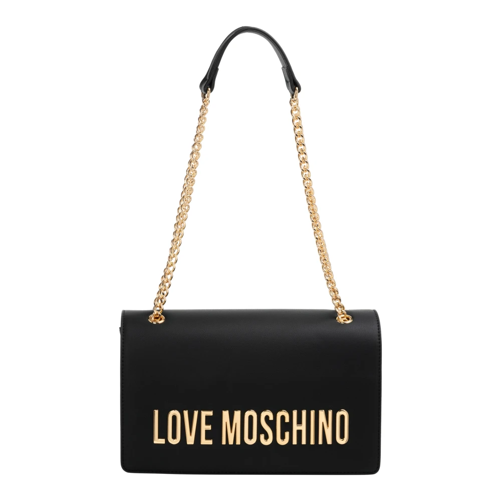 Love Moschino Stijlvolle Crossbody Tas met Verstelbare Band Black Dames