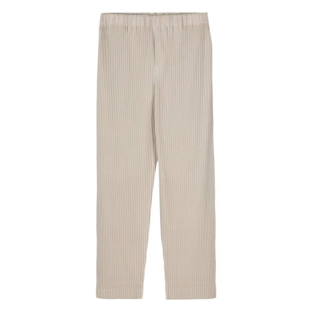 Issey Miyake Stijlvolle Broeken voor Mannen en Vrouwen Beige Dames