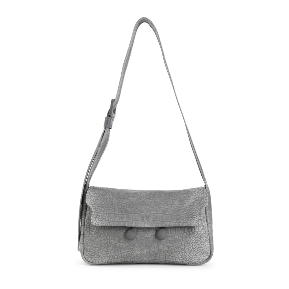 Marni Antiek Zilveren Schoudertas Gray Dames