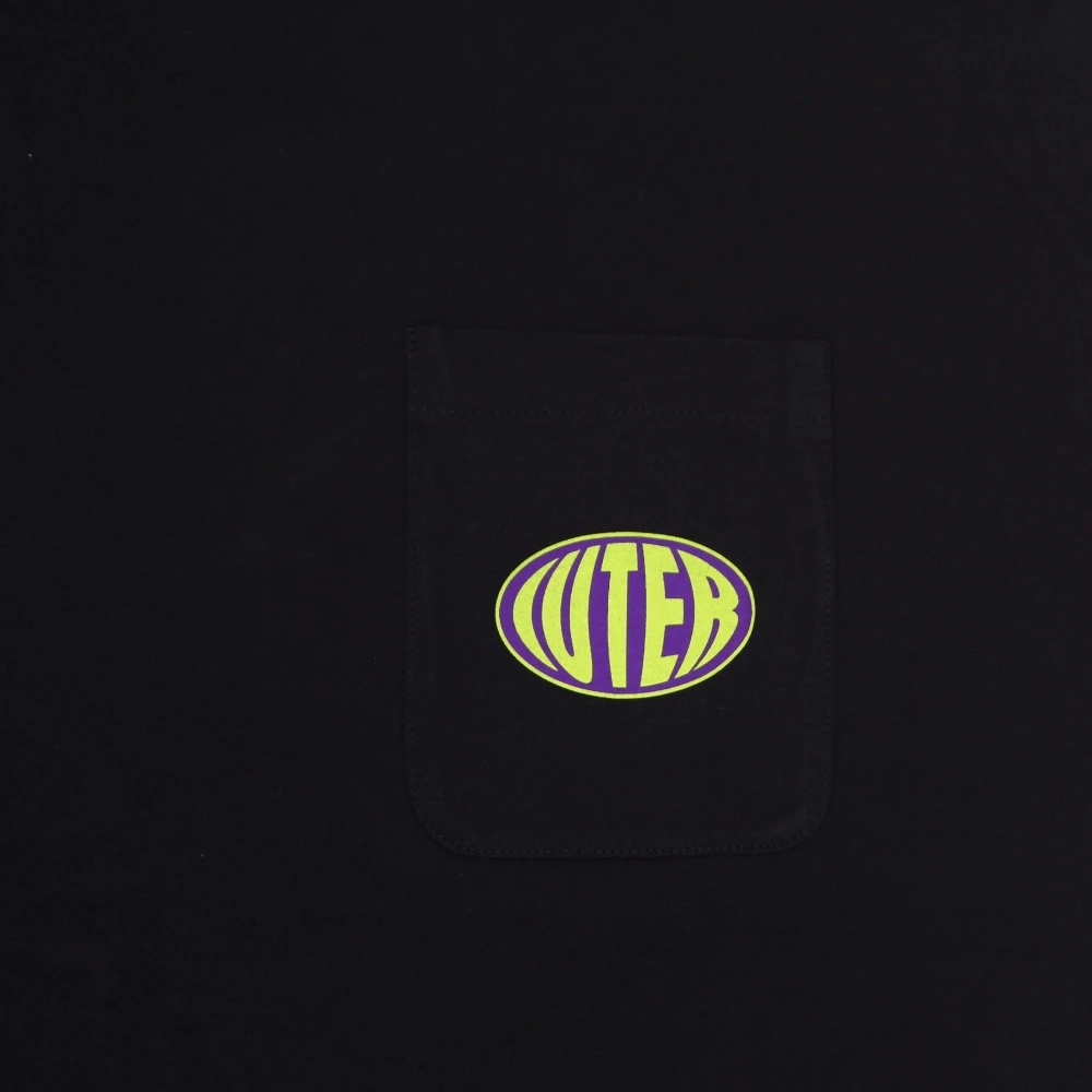 Iuter Zwarte Hungry Tee Korte Mouw T-shirt Black Heren