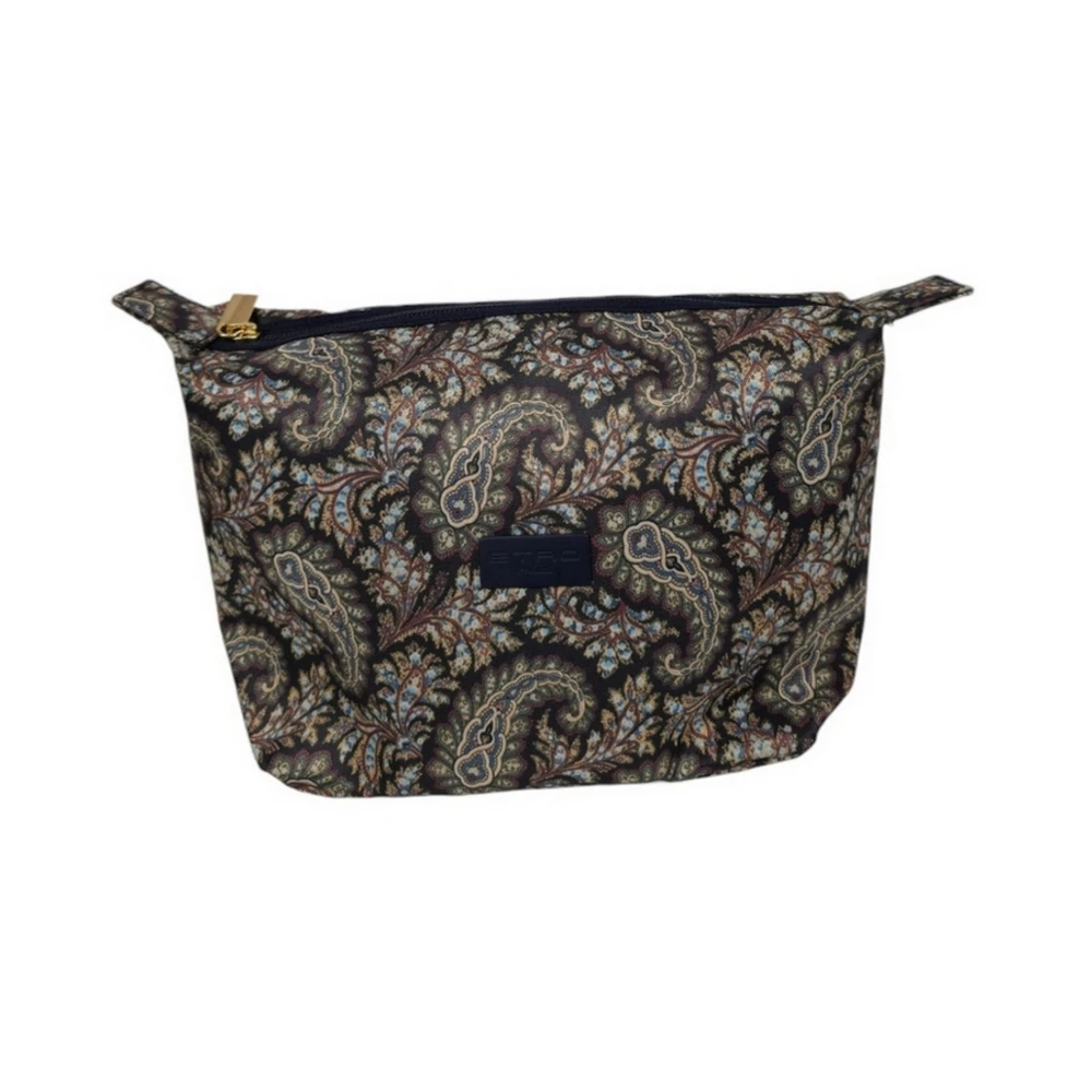ETRO Zwart Fantasie Schoonheid Jurk Black Dames