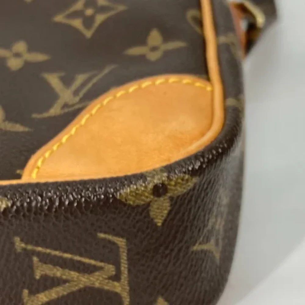 Louis Vuitton Vintage Pre-owned Cotton louis-vuitton-bags Brown Dames