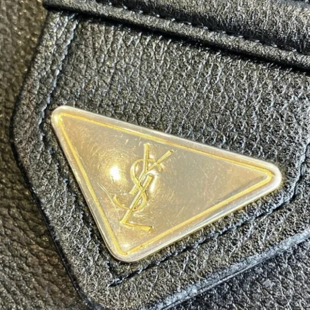 Yves Saint Laurent Vintage Pre-owned Leather shoulder-bags Black Dames
