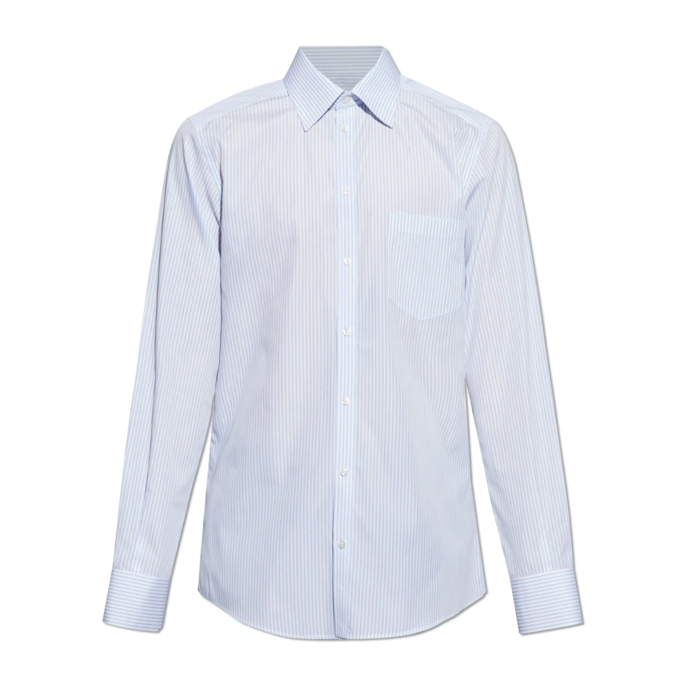 Dolce & Gabbana Gestreept shirt Blue Heren