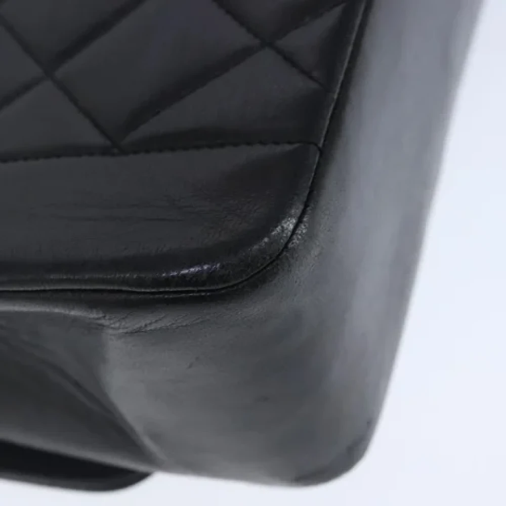 Chanel Vintage Pre-owned Leather shoulder-bags Black Dames