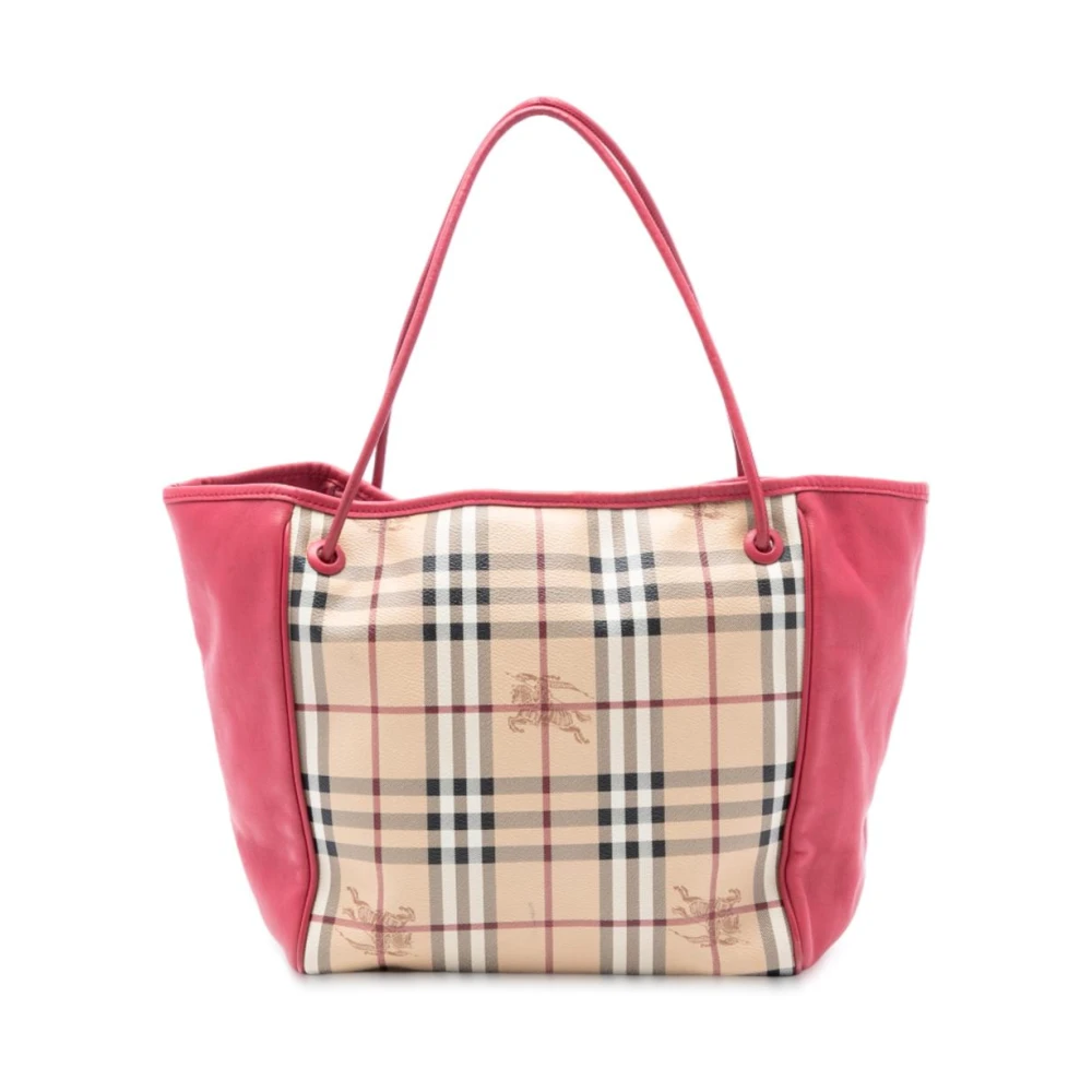 Burberry Vintage Women's Beige Pre-Owned Tote Bag