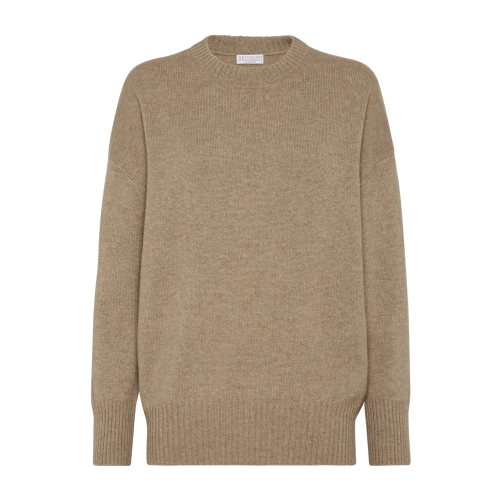 BRUNELLO CUCINELLI Bruine Sweaters voor Mannen Brown Dames