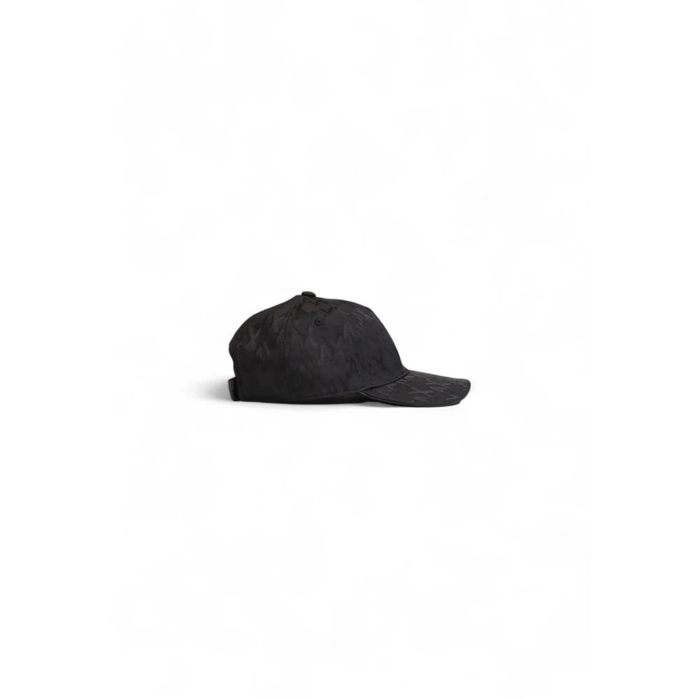 Armani Exchange Mannen Hoeden Herfst Winter Collectie Polyester Black Heren