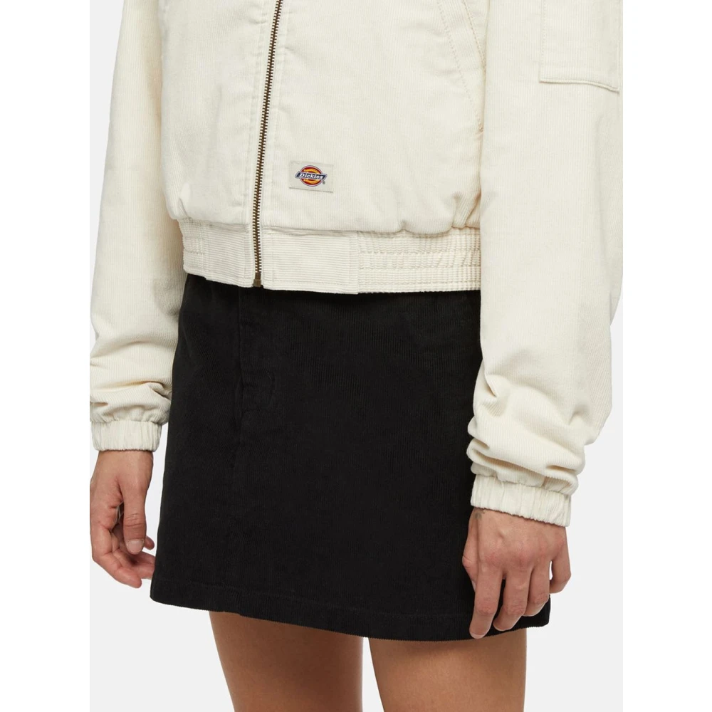 Dickies Corduroy Hooded Coat Beige Dames