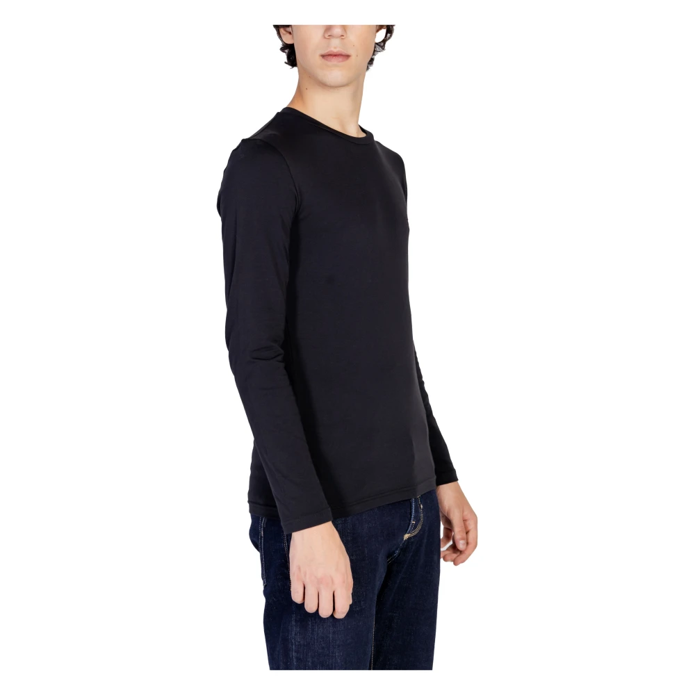 Emporio Armani Mannen Herfst Winter T-shirt en Polo Black Heren