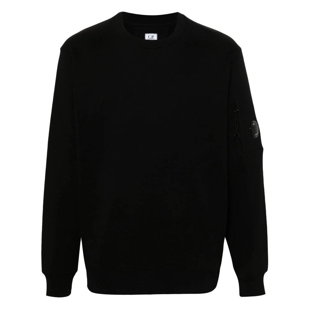 C.P. Company Zwarte Sweater Girocollo Carry Over Black Heren