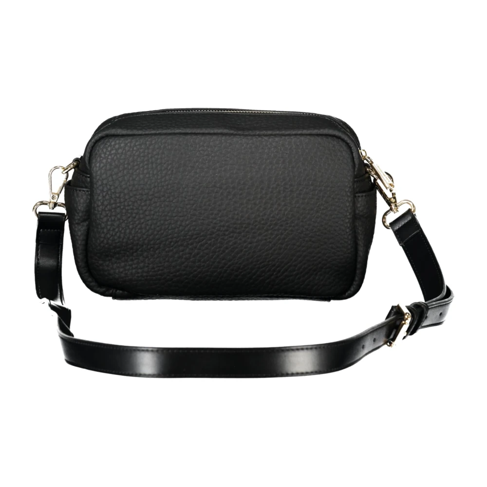 Valentino by Mario Valentino Zwarte Crossbody Tas met Ritssluiting Black Dames
