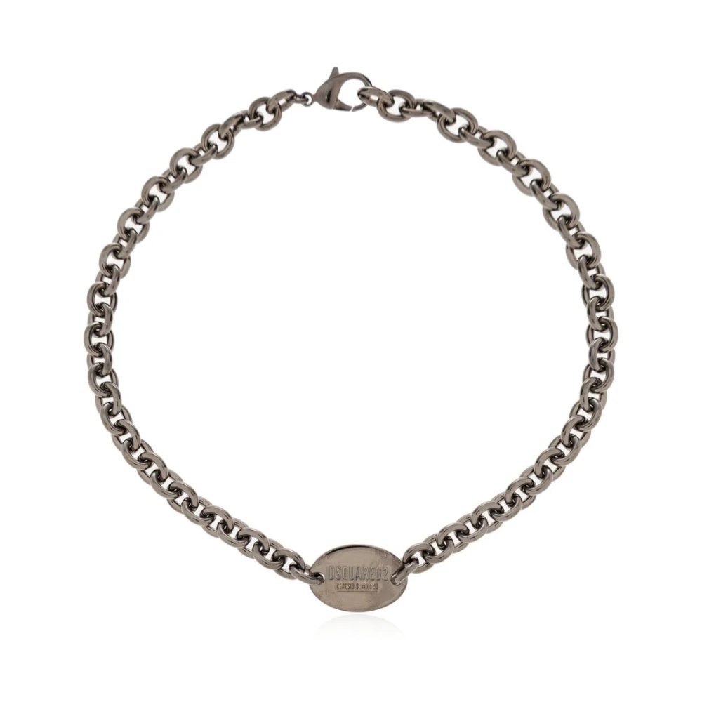 Dsquared2 Uomo Grigio Accessori, Taglia Unica, New,