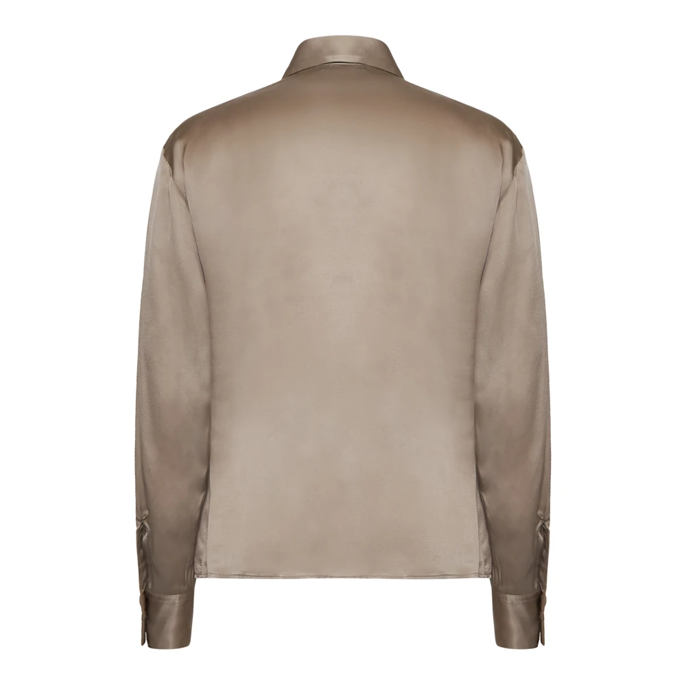 Kaos Stijlvolle Shirt Collectie Beige Dames