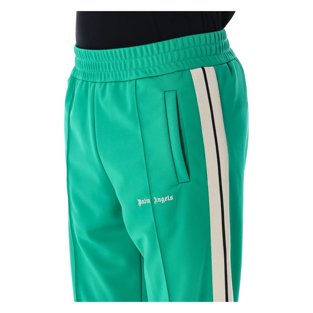 Palm Angels Straight Trousers Green Heren
