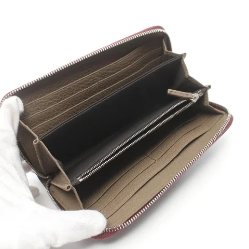 Fendi Vintage Pre-owned Leather wallets Red Dames