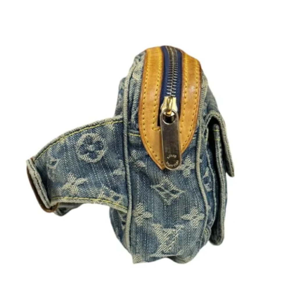 Louis Vuitton Vintage Pre-owned Denim louis-vuitton-bags Blue Dames