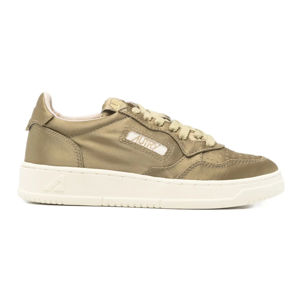Autry Women's Green Sneakers, 5 Uk, Medalist Low