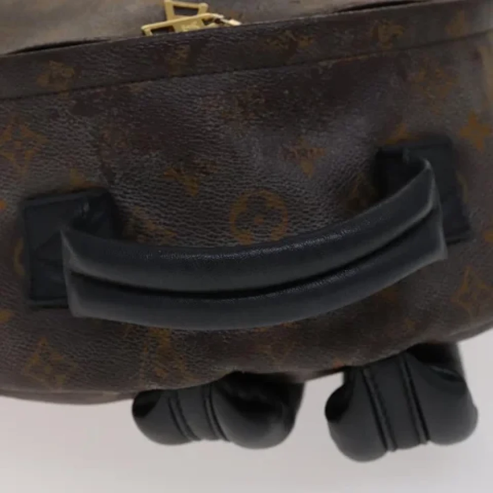 Louis Vuitton Vintage Pre-owned Canvas backpacks Brown Dames