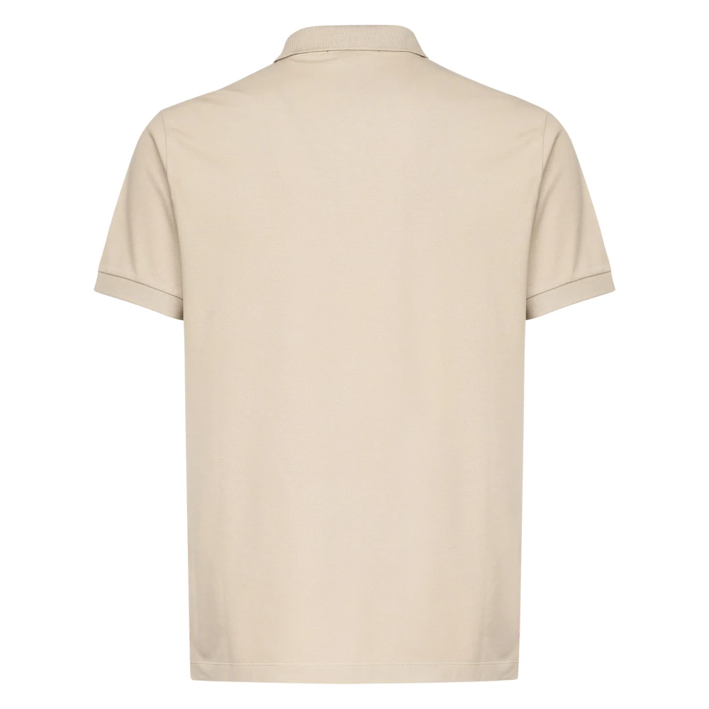 Stone Island Beige Polo Shirt met Logo Patch Beige Heren