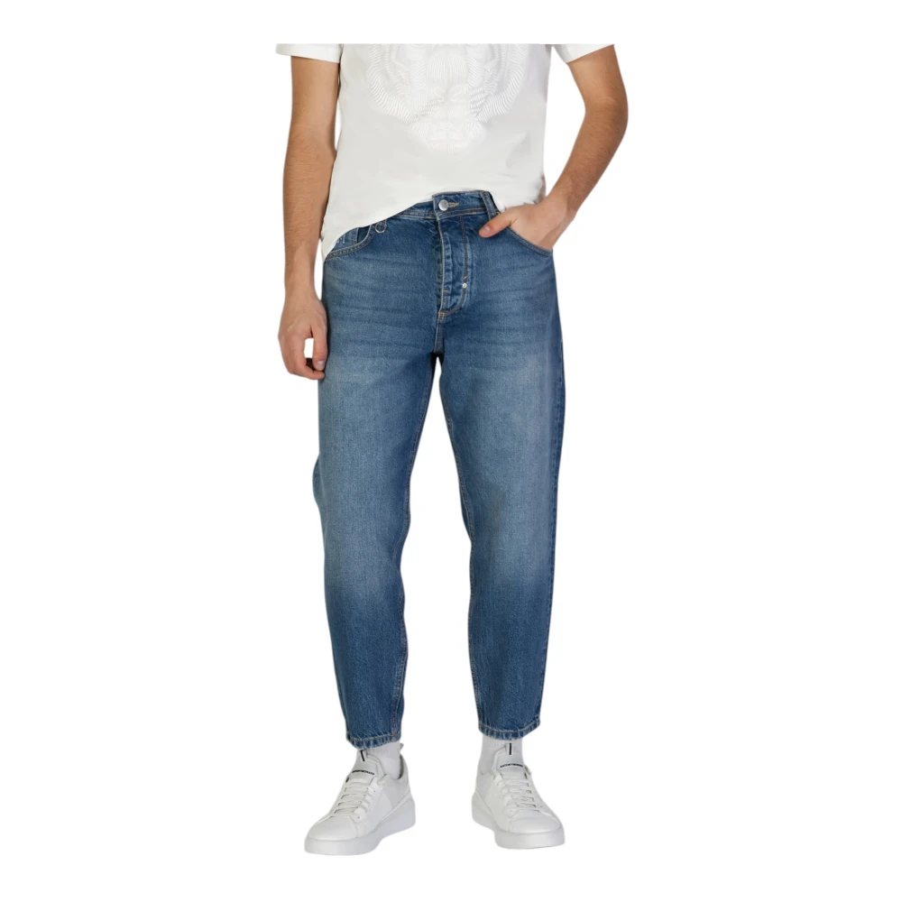 Antony Morato Regular Loose Herr Jeans Vår/Sommar Kollektion Blue, Herr