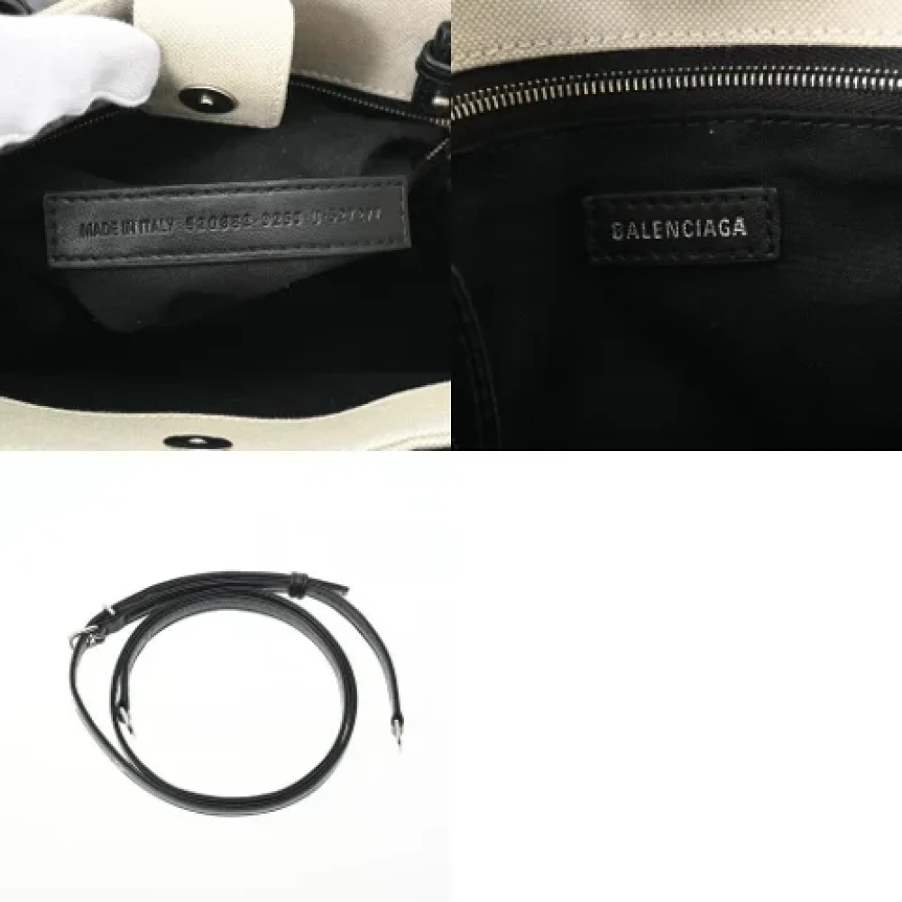 Balenciaga Vintage Pre-owned Canvas totes Beige Dames