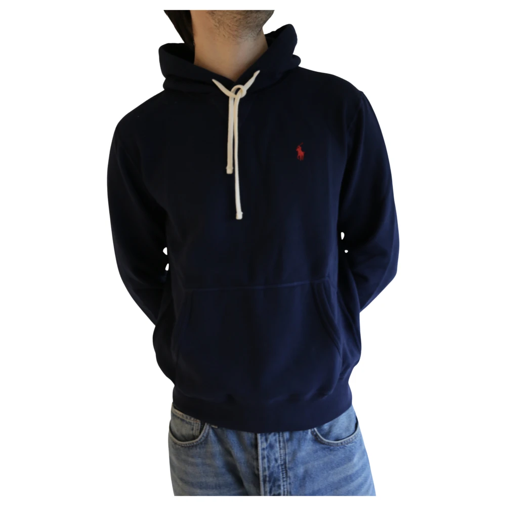 Ralph Lauren Hoodie met lange mouwen Blue Heren