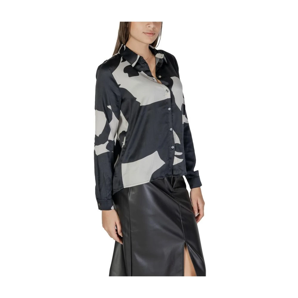 Only Bedrukte Sweater Black Dames