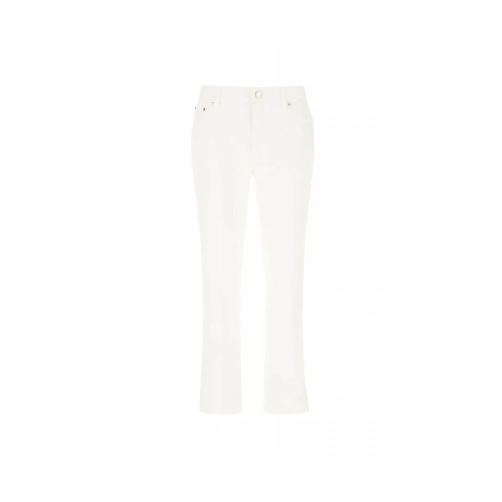 Michael Kors Women's White Slim Fit Jeans, Xs, Slim-Fit Jeans