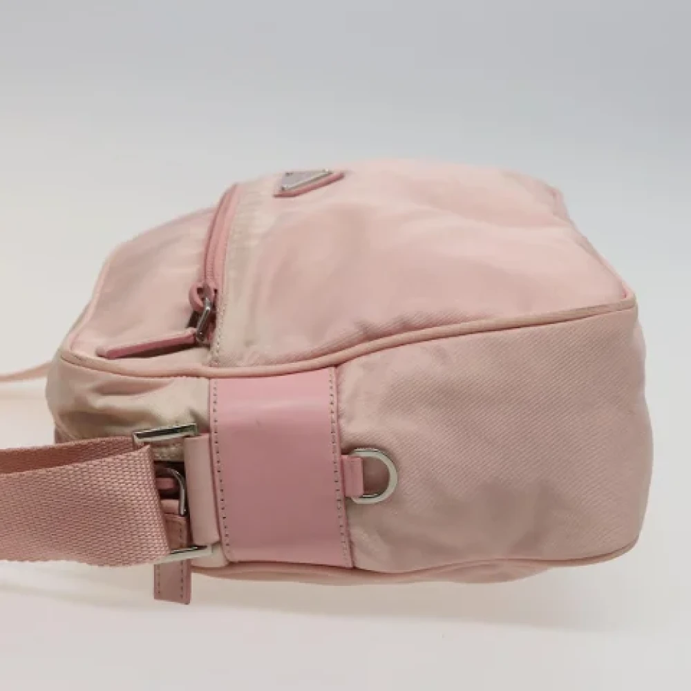 Prada Vintage Pre-owned Nylon prada-bags Pink Dames