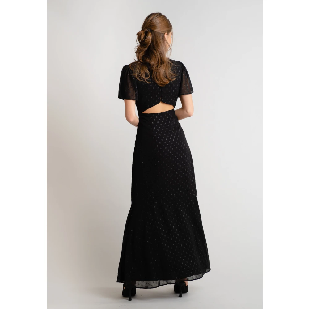 DRY Lake Stijlvolle Zomerjurk Black Dames