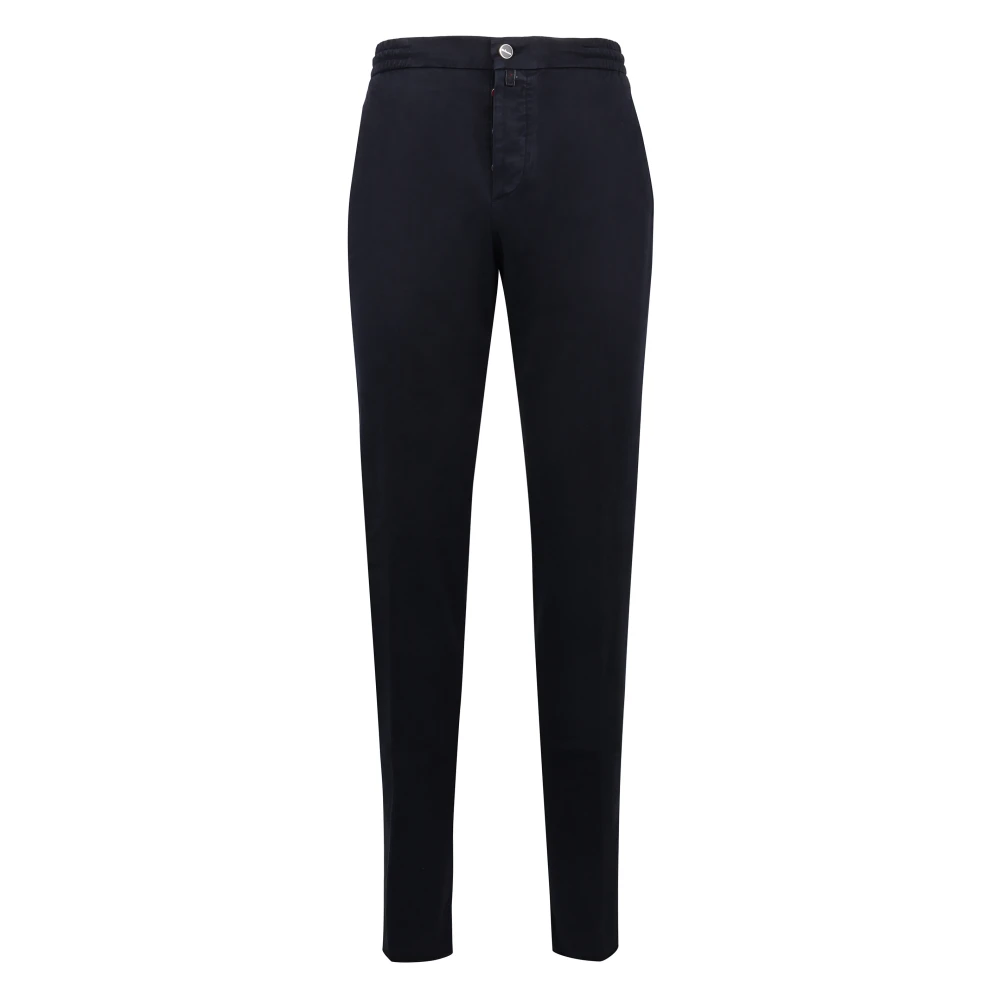 Kiton - Trousers > Chinos - Blue - Kiton - Modalova