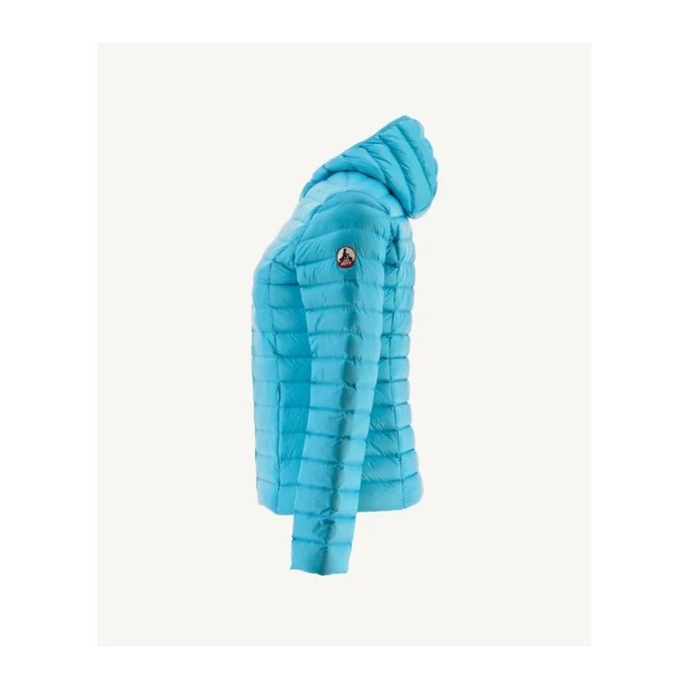 Jott Aansluitende Hooded Parka Cloé Blauw Blue Dames