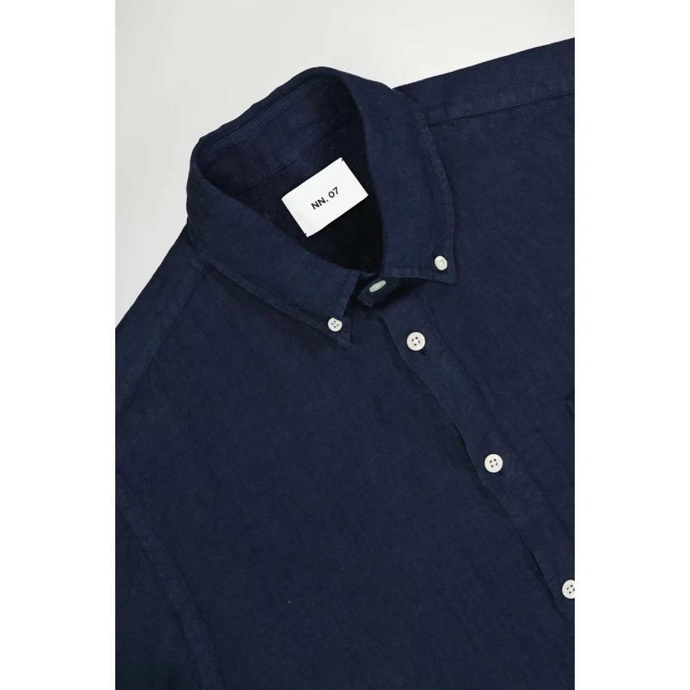Nn07 Shirts Blue Heren