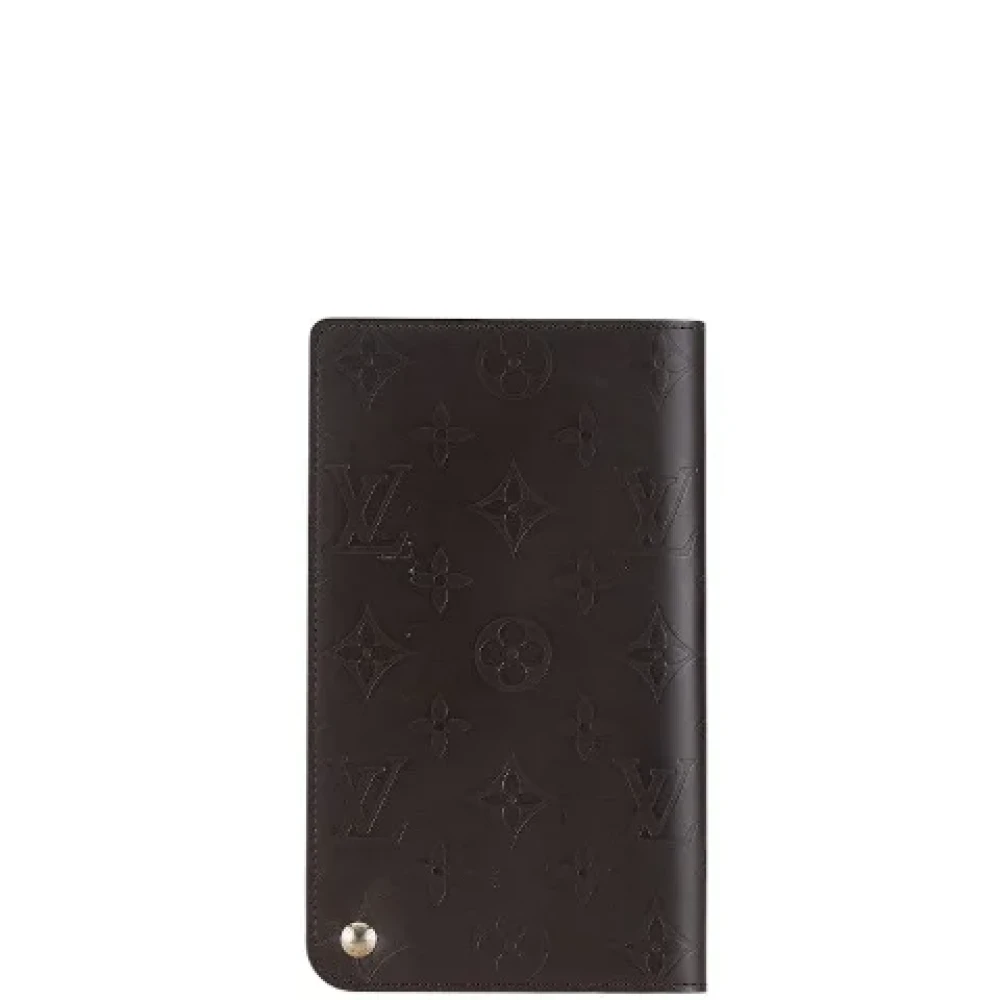 Louis Vuitton Vintage Pre-owned Leather wallets Brown Dames