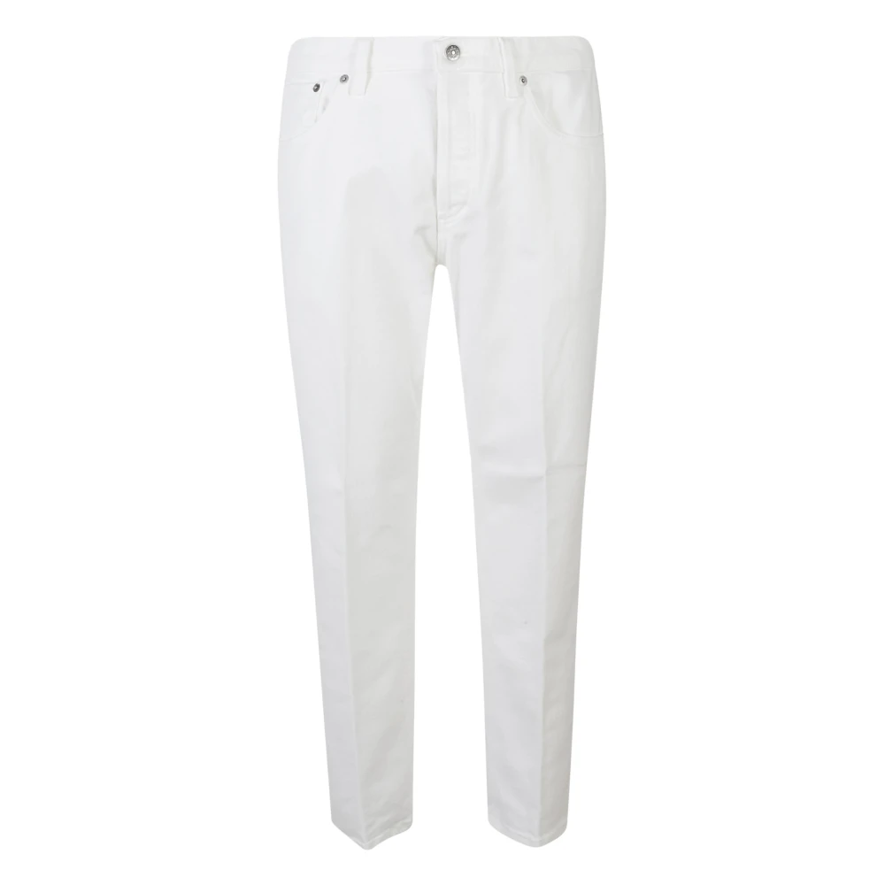 Dondup Men's White Slim Fit Jeans, W31, Brighton Carrot Jeans