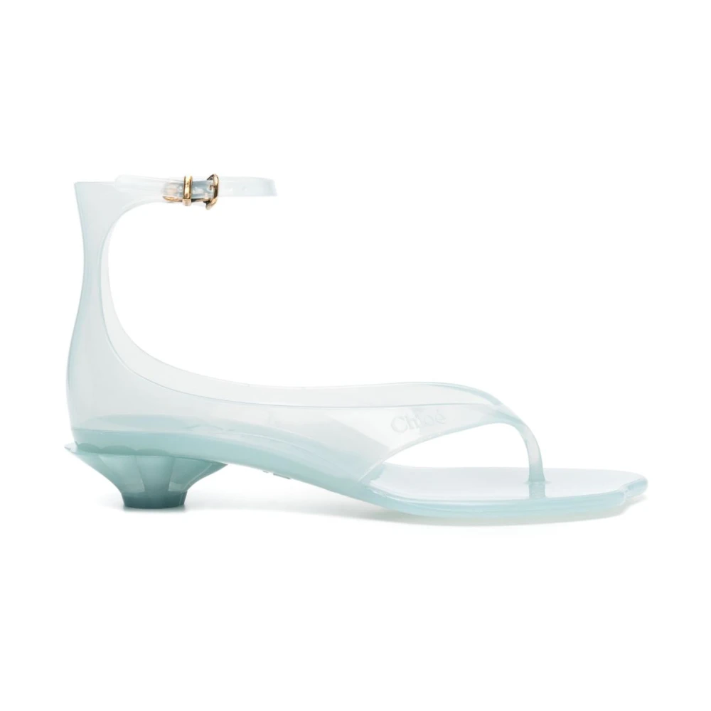 Chloé , High Heel Sandals, Female, Blue, 4 Uk, Jelly Sandal
